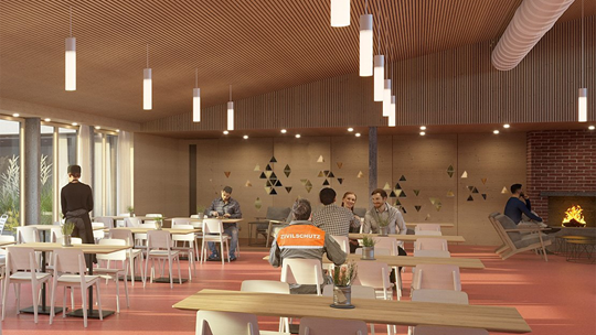 Kunst und Bau Zivilschutz Ausbildungszentrum Sempach: Siegerprojekt von Markus Kummer