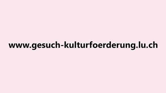 Gesuchsportal Strukturförderung